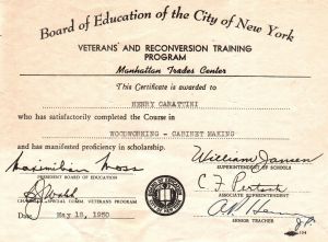 Henry Carattini oral history project