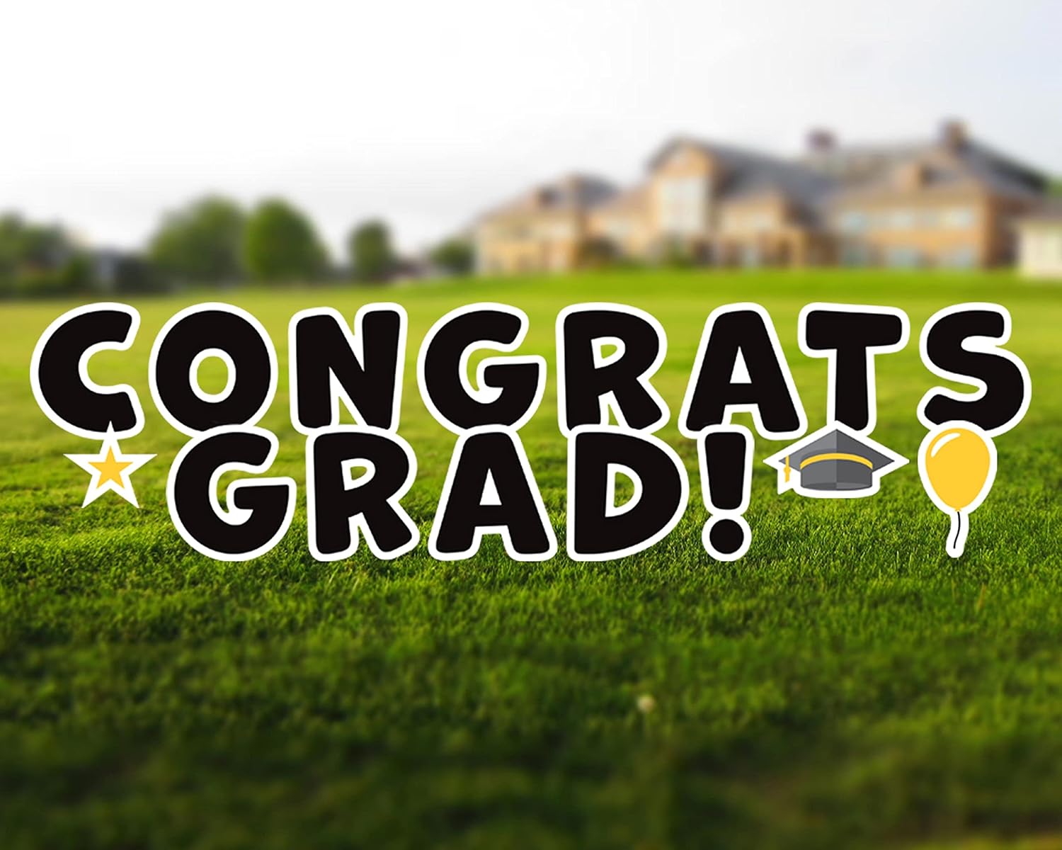Congrats Grad Lawn Sign Kit Smithtown Library