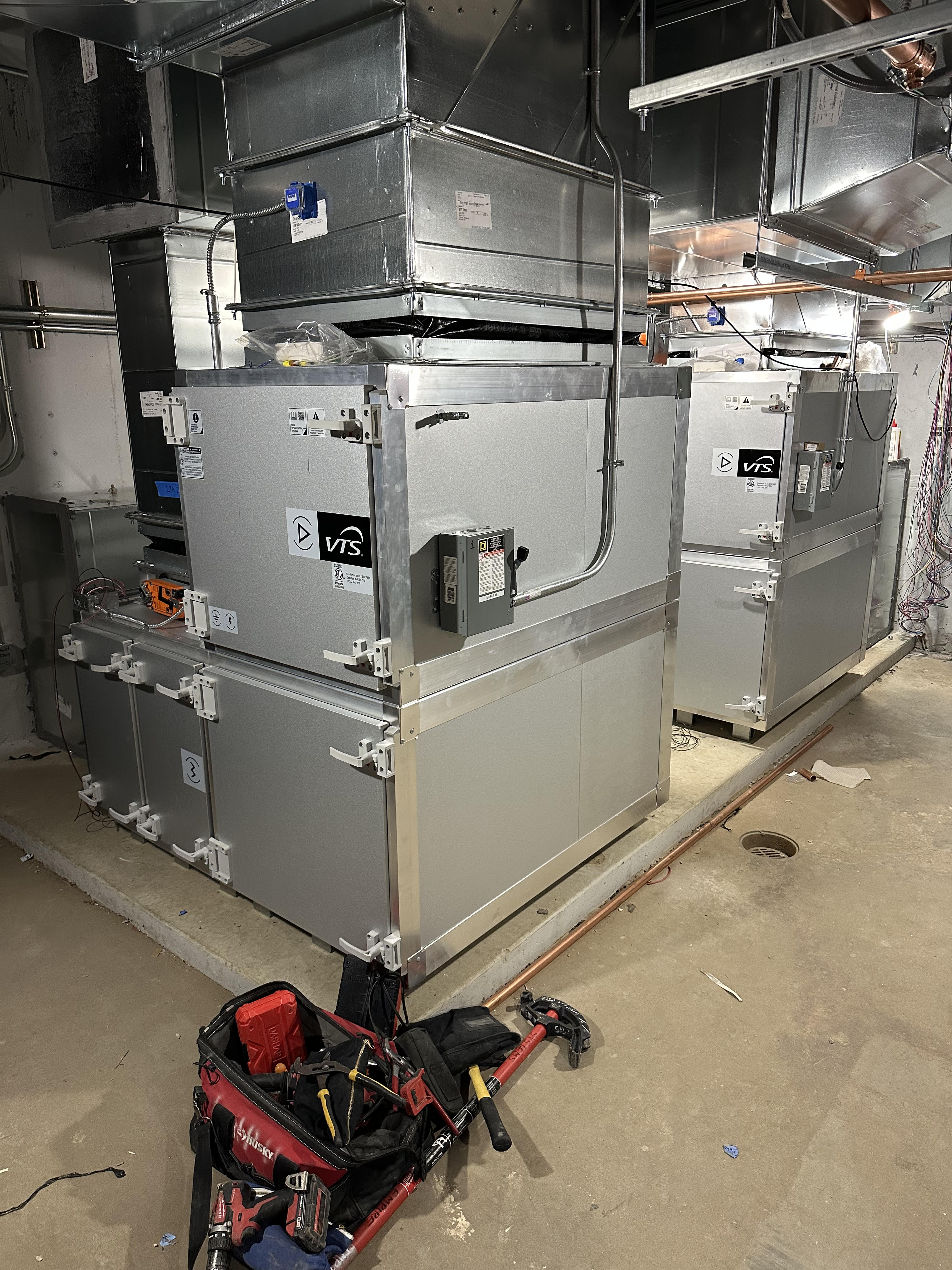 HVAC unit at the Smithtown Building