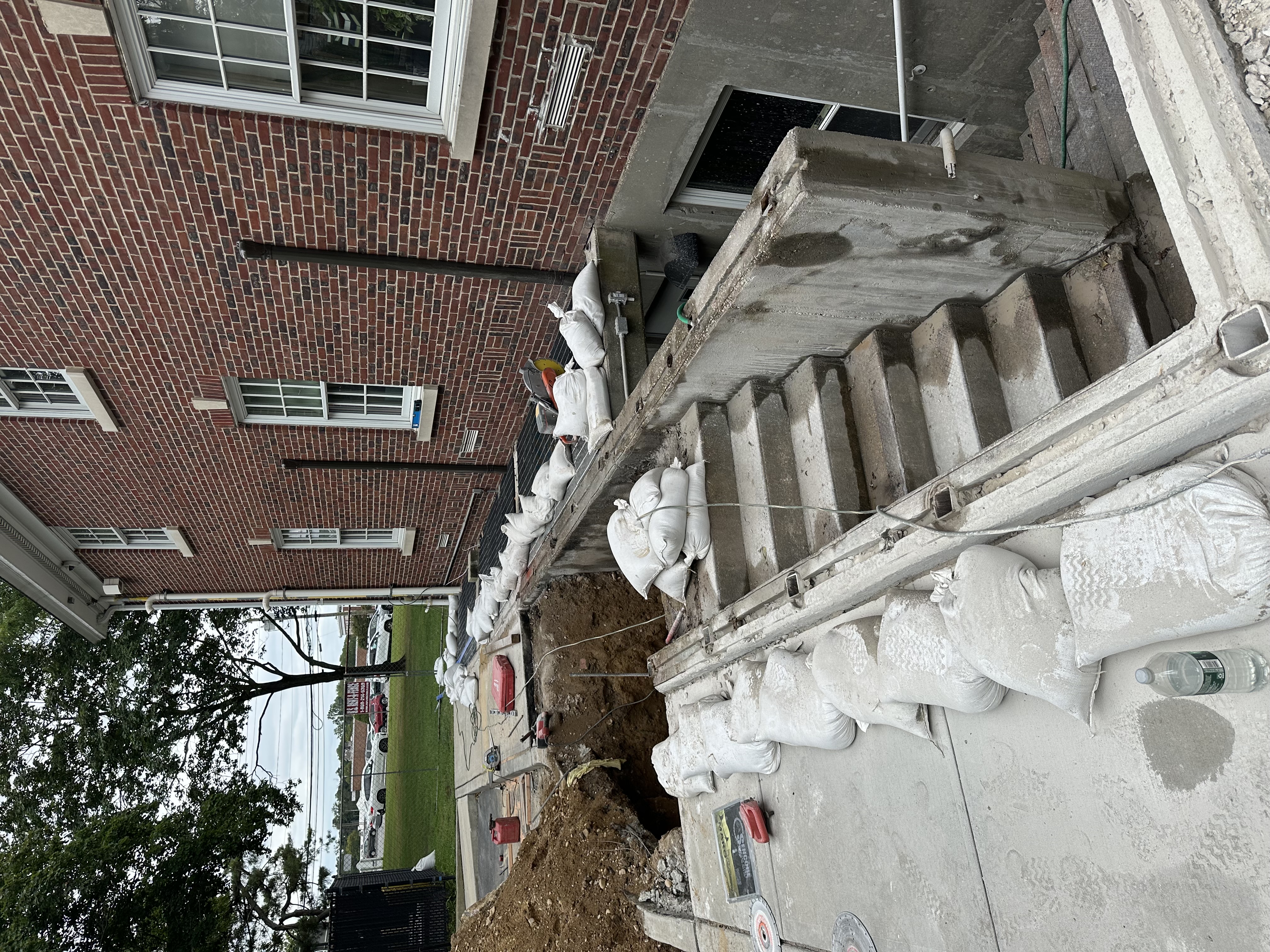 removal of retaining wall