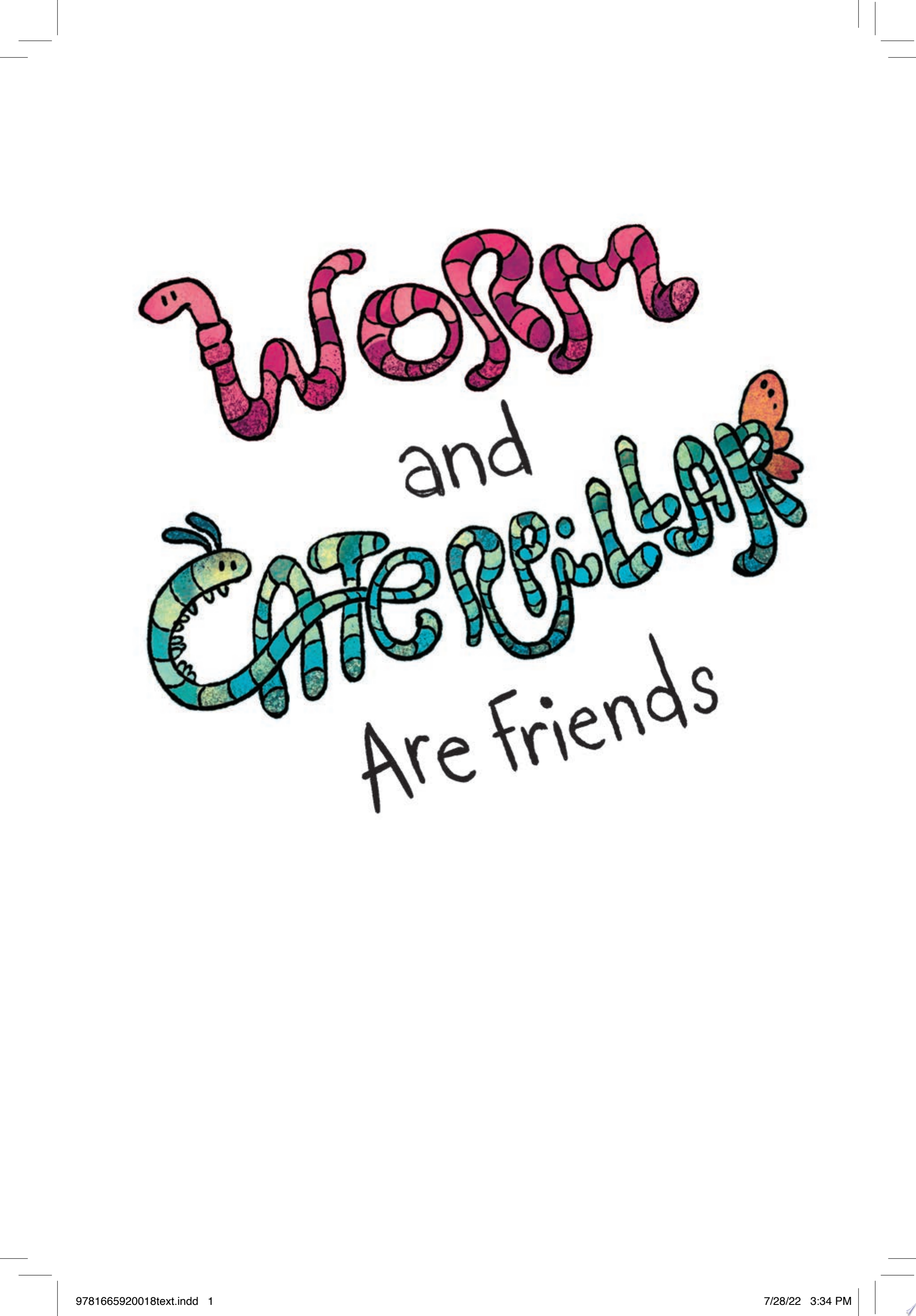 Image for "Worm and Caterpillar Are Friends"
