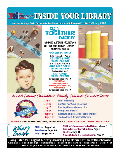 Cover of the July 2023 newsletter