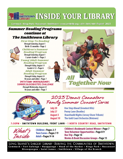 Cover of the August 2023 newsletter