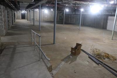 view of the empty basement 
