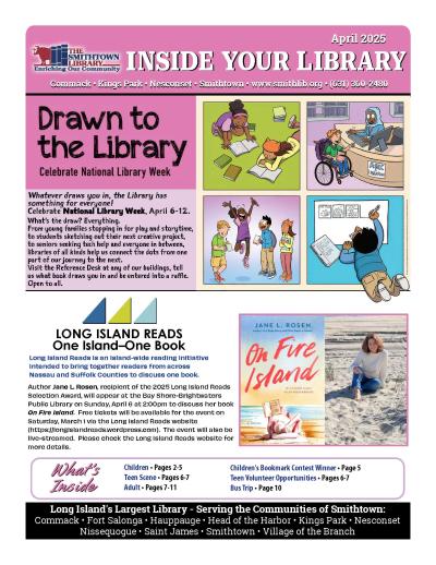 April 2025 newsletter inside your library