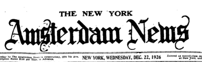 New York Amsterdam News