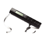 a black electronic scale with led screen