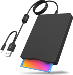 Black rectangular box with wire