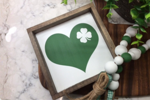 Take and Make - St. Patrick's Day Framed Sign