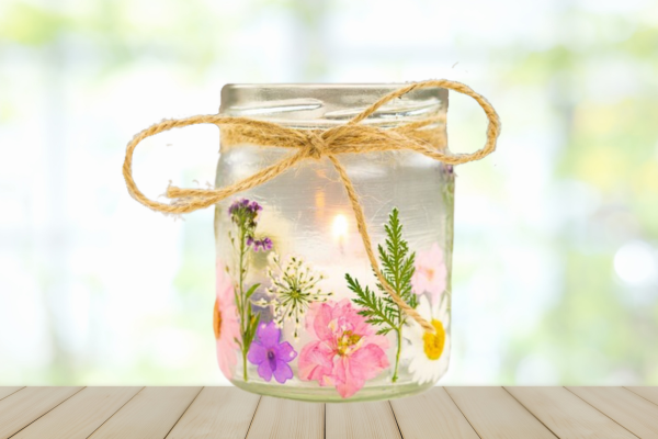Pressed Flower Lantern