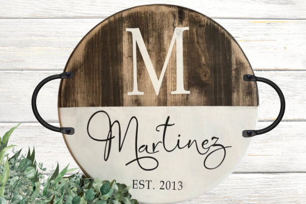 Personalized Serving Tray