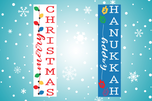 Holiday Porch Leaner