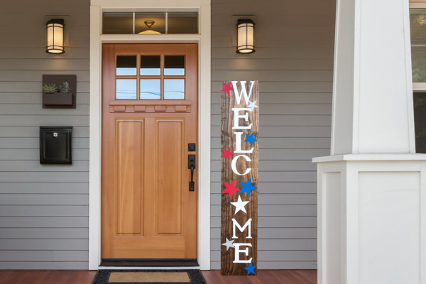 Patriotic Porch Leaner