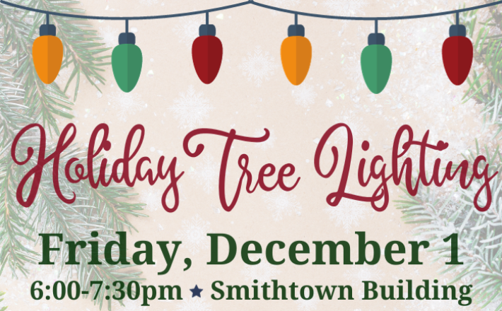Holiday Tree Lighting Friday December 1